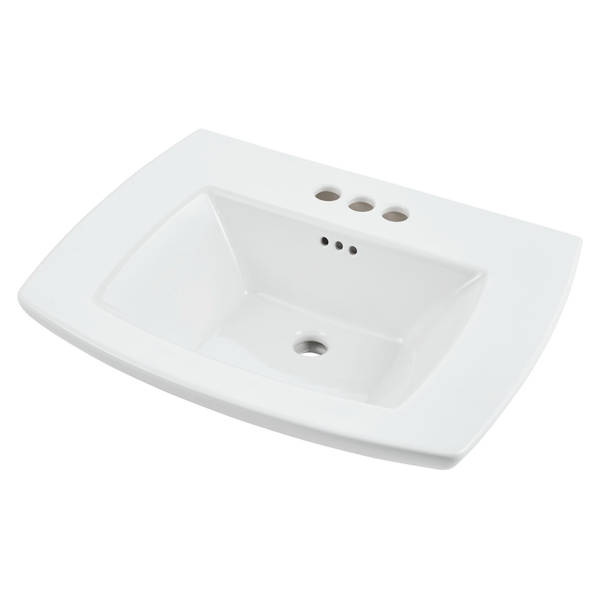 American Standard Edgemere White Ceramic Rectangular Console Bathroom